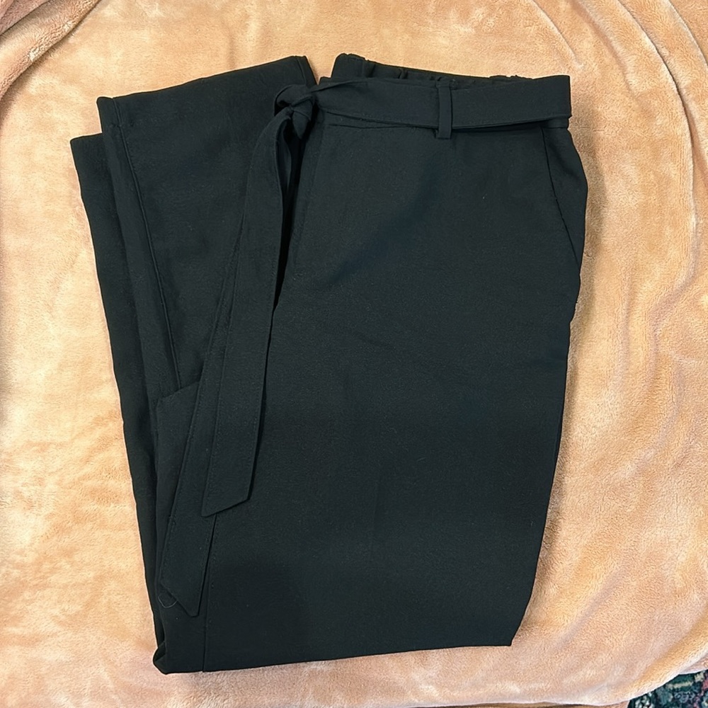 Black Wide Leg Dress Pants - A New Day (M)